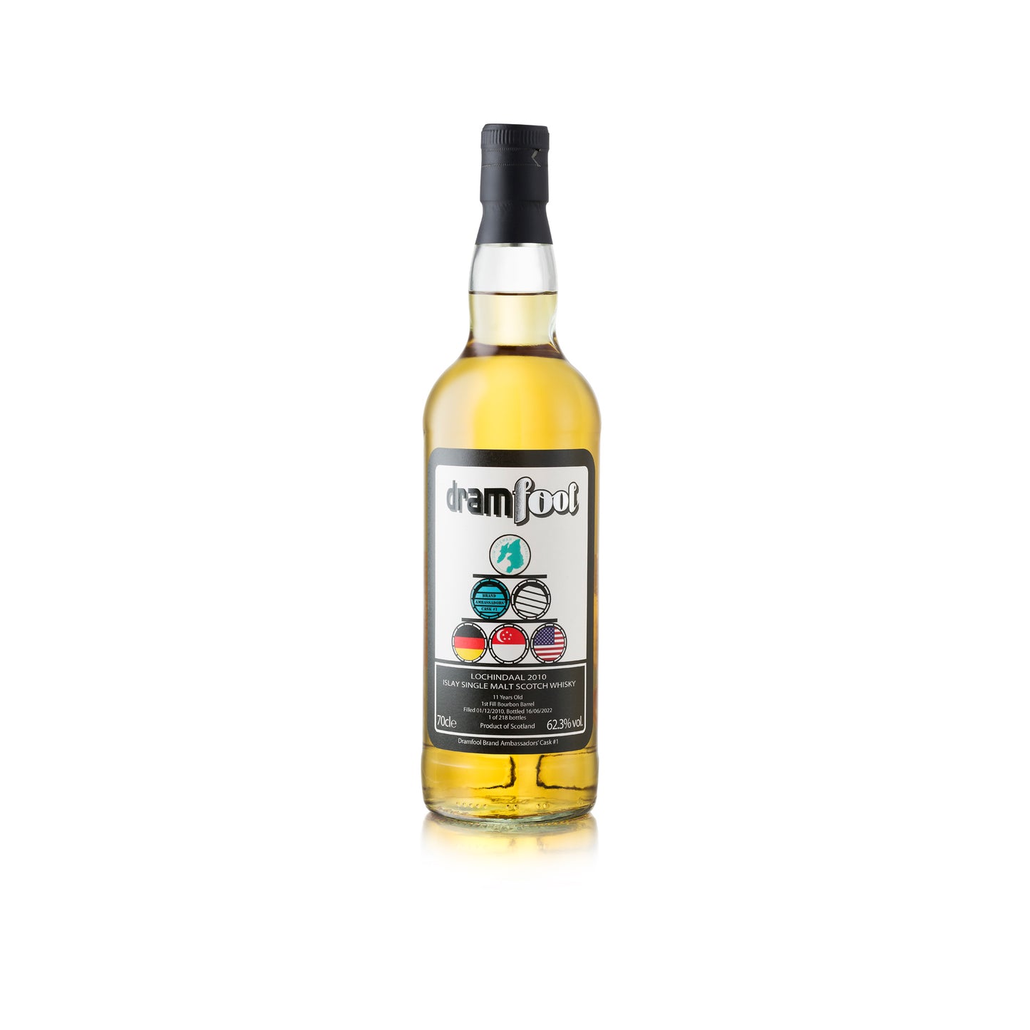Lochindaal 2010 Dramfool Brand Ambassadors' Cask #1 - Whiskylander