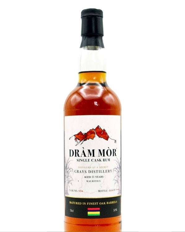 Dràm Mòr Gays 2010 11 year old Single Cask Rum - Whiskylander