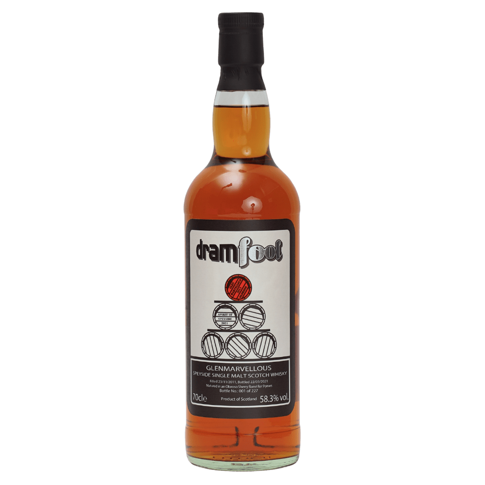 Whisky Écossais Dramfool Glenmarvellous #1 9 year old Oloroso Sherry Barrel - Whiskylander
