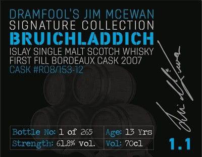 Jim McEwan Signature Collection - Bruichladdich 1.1 2007 - Whiskylander