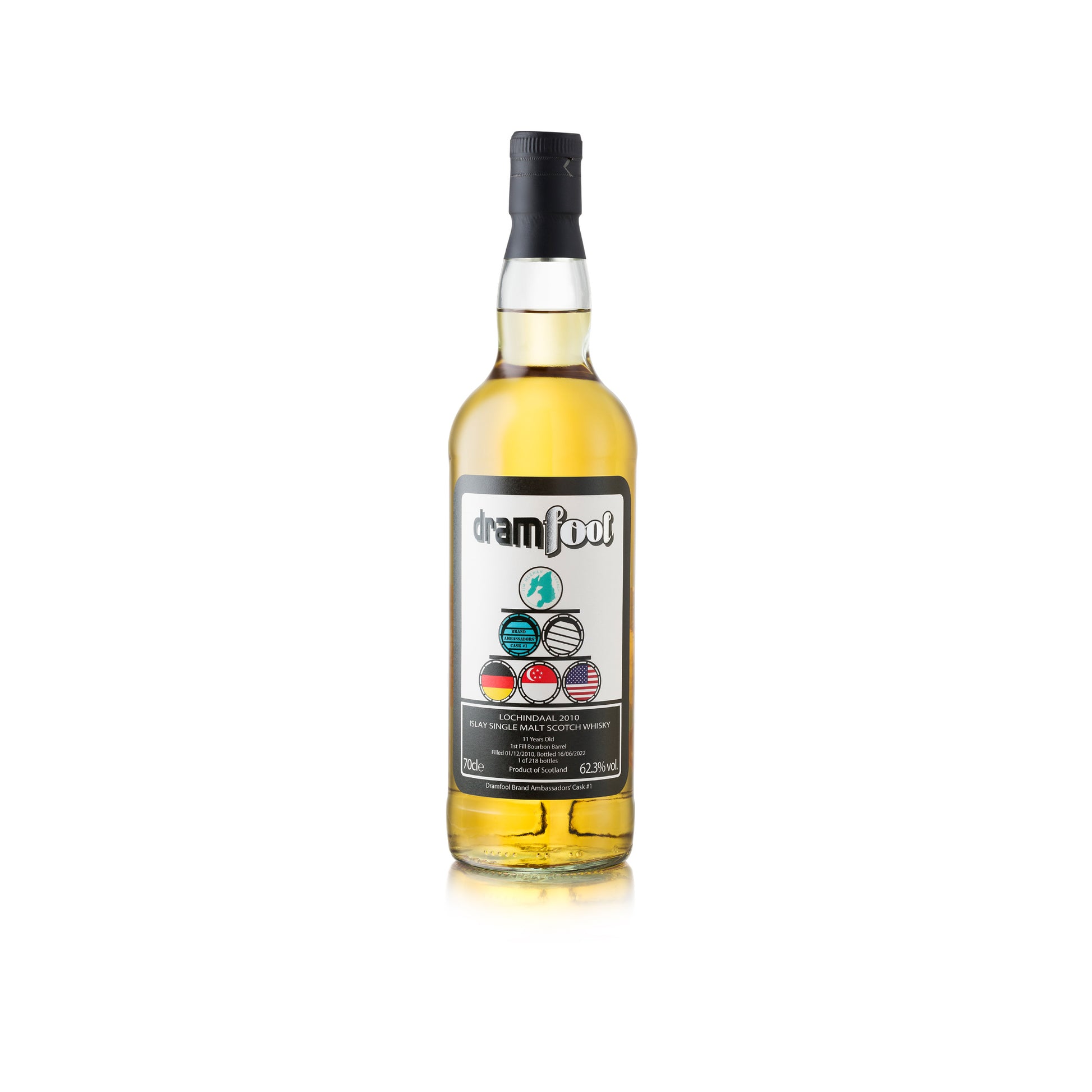 Lochindaal 2010 Dramfool Brand Ambassadors' Cask #1 - Whiskylander