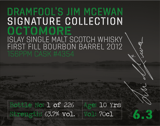 Jim McEwan Signature Collection 6.3, Octomore 2012 10 years old - Whiskylander