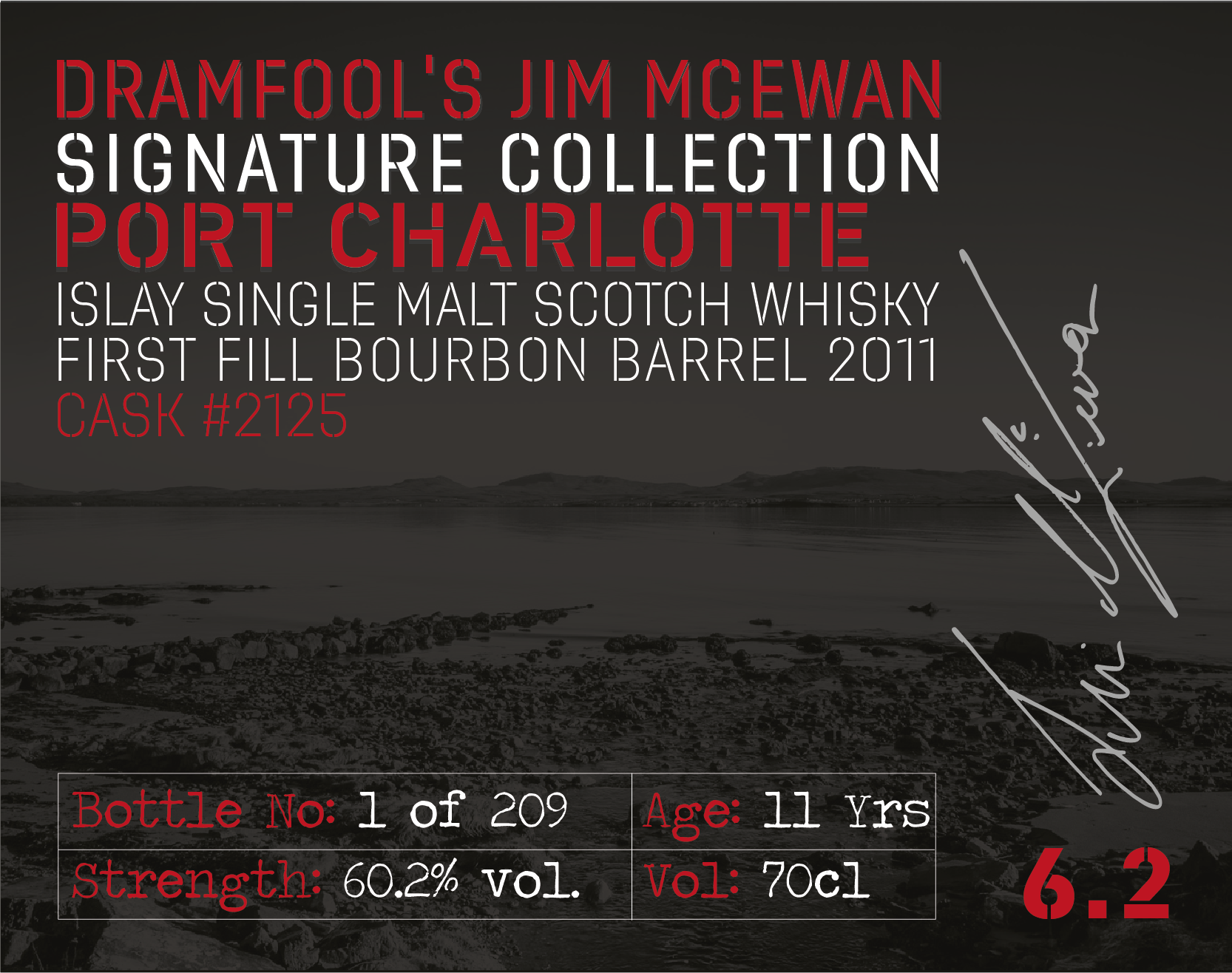Jim McEwan Signature Collection 6.2, Port Charlotte 2011 12 years old - Whiskylander